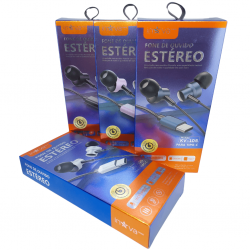 Fone De Ouvido com Microfone Estéreo Conexão Type-C diversas cores INOVA - kv-105