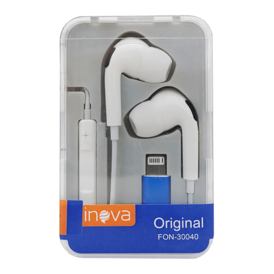 Fone de Ouvido Espuma Com Fio iPhone Inova - fon30040