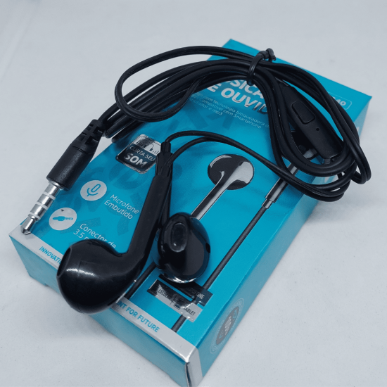 Fone de Ouvido Estereo c/ Microfone Kivee KV-040