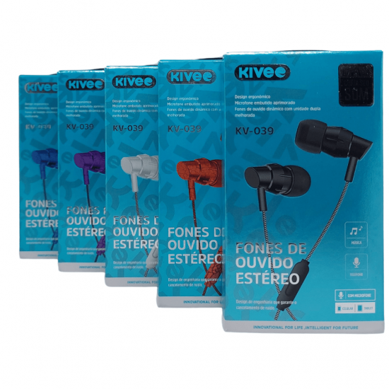 Fone De Ouvido Estéreo Inova Fon-9829 Com Microfone - kivee kv-039