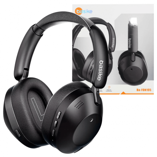 Fone de Ouvido Headphone Ba FON 195 - Bluetooth 5.4, Hi-Fi, Redução de Ruído