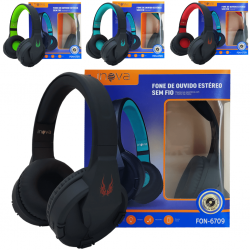 Fone de Ouvido Headset Bluetooth Wireless Sem Fio Com Microfone Original Inova-KV-6709