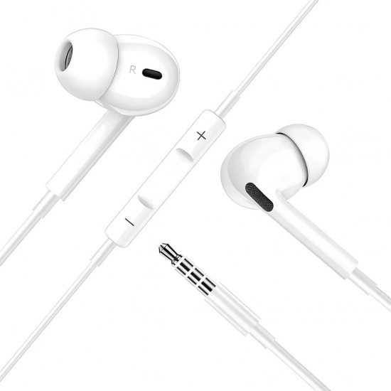 Fone de ouvido Inova Branco P2 3.5mm Para Celular Alta Qualidade De Som intra auricular - fon30140