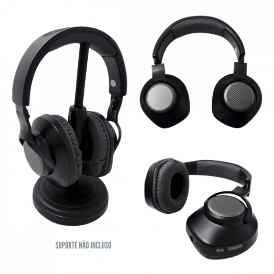 Fone De Ouvido Inova, Grande, Sem Fio Bluetooth Headphone Super Bass - MD30221