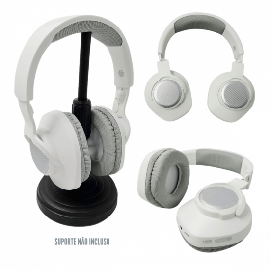 Fone De Ouvido Inova, Grande, Sem Fio Bluetooth Headphone Super Bass - MD30221