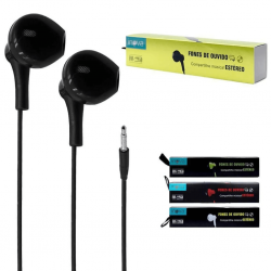 Fone de Ouvido Intra-Auricular com Microfone Inova - FON-2295D