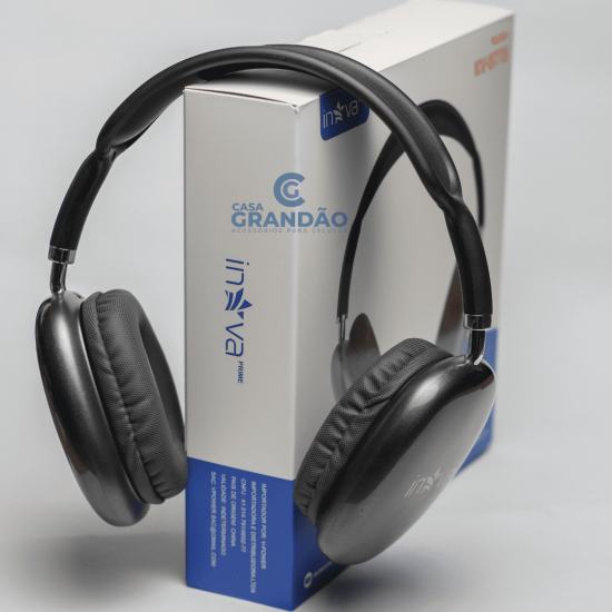 Fone de Ouvido Sem Fio Bluetooth Wireless Original Max Over Ear - inova kv-8778