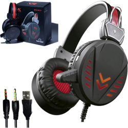 Fone Headset Gamer Led Rgb Usb com Microfone - Max-G010