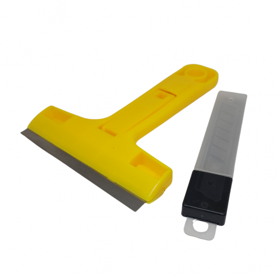 Raspador de Vidro de Box Adesivo Banheiro Tintas Azulejo Lamina Estilete - GB59194