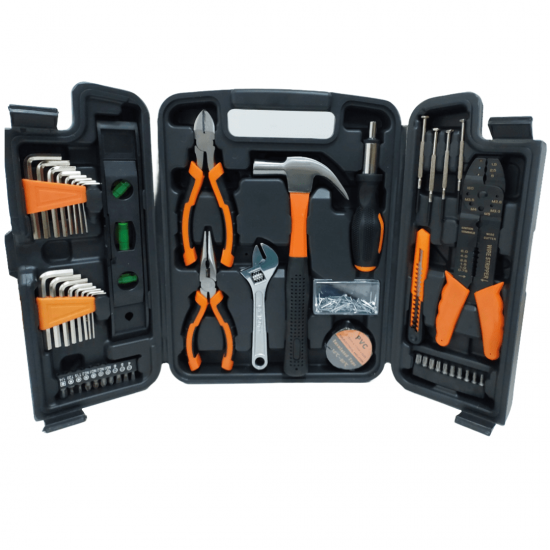Jogo Ferramentas Completo Maleta Profissional 50 Peças + 150 pregos