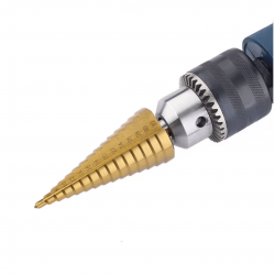 Jogo 3 Broca Escalonada Titanio 4-12/ 4-20/ 4-32mm