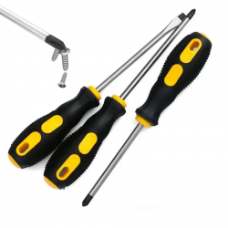 Jogo Chave De Fenda/Philips com 6 peças De Aço Profissional Com Imã na Ponta