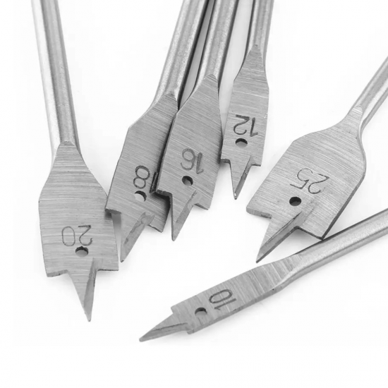 Jogo De Brocas Chata Para Madeira 6 Peças Marcenaria - Ranger