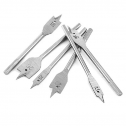 Jogo De Brocas Chata Para Madeira 6 Peças Marcenaria