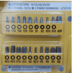 Jogo de CHAVE DE CATRACA FLEXIVEL Chave bits 37 peças Extensor Flexível para Furadeira