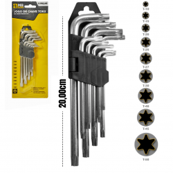 JOGO DE CHAVE TORX GRANDE