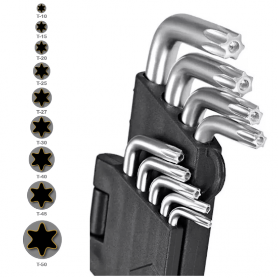 JOGO DE CHAVE TORX GRANDE