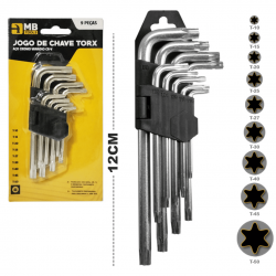 JOGO DE CHAVE TORX PEQUENO