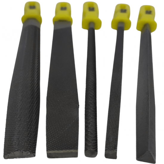 Jogo de Limas Cabo Plástico com 5 Peças - GB59146