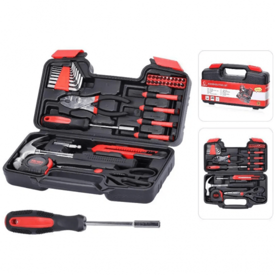 Jogo Ferramentas de Uso Geral 39pcs Com Maleta - LECHGTOOLS