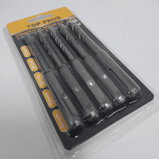 KIT DE BROCAS SDS PLUS ENCAIXE RAP C5PCS