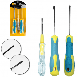 Kit de ferramentas 3 peças , 1 testador eletricidade chave fenda philips