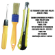Kit de ferramentas 3 peças , chave fenda pinçel