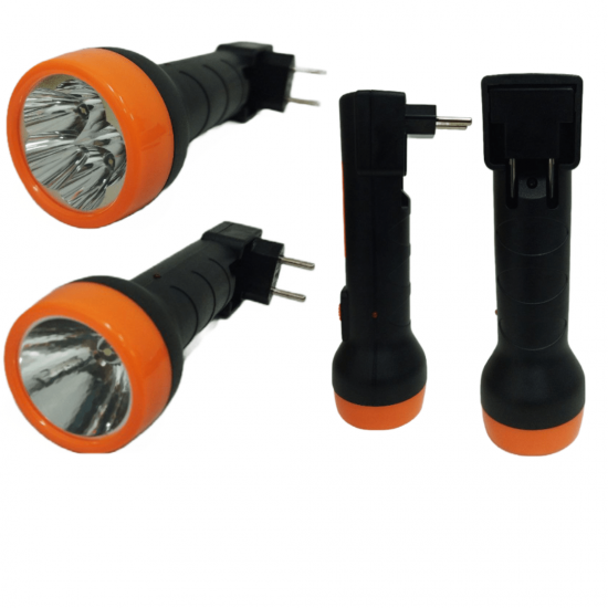 Lanterna  Recarregável Bivolt Acampar Camping Trilha com 1 e 5 leds 0,5w