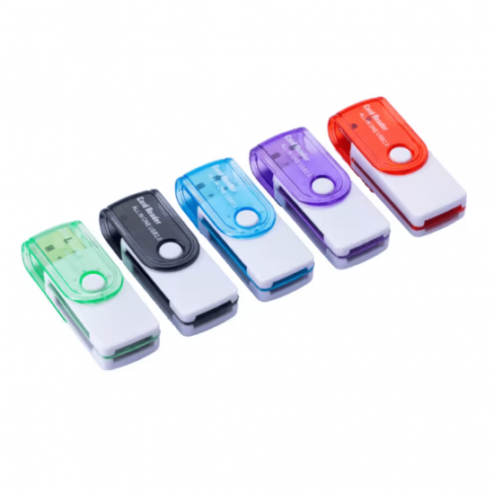 leitor de cartão de memória 4 em 1, usb 2.0 para sd micro sd tf ms m2 adaptador para computador