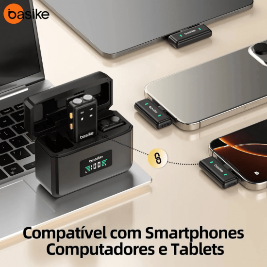 Microfone Lapela Gravação Profissional Cancelamento De Ruído