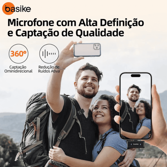 Microfone Lapela Gravação Profissional Cancelamento De Ruído