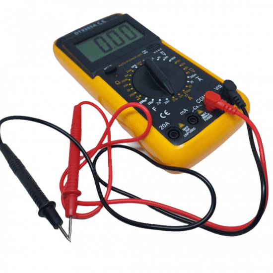 Multímetro Digital Grande C/ Bipe Voltimetro Capacimetro Amp