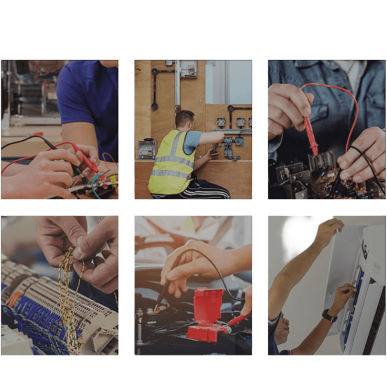 Multímetro Digital Grande C/ Bipe Voltimetro Capacimetro Amp