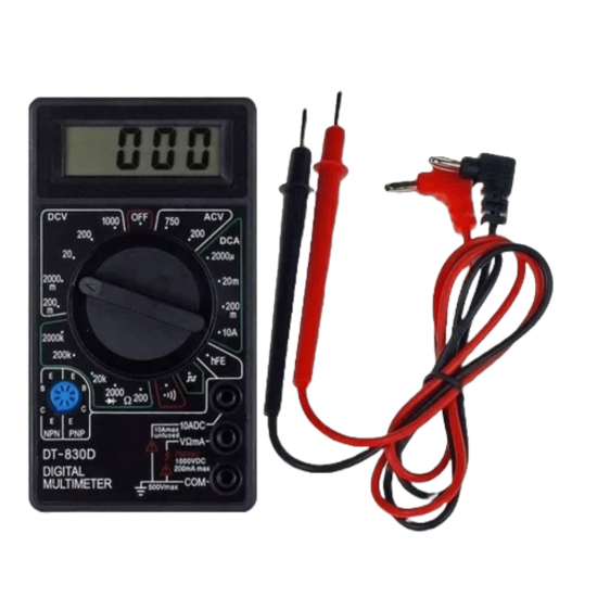 Multímetro Digital Voltímetro Medidor de Voltagem LCD - GB54040