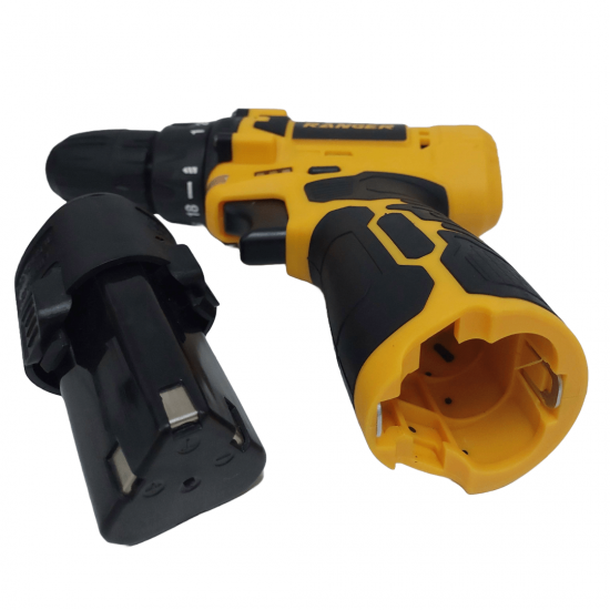 Parafusadeira Furadeira Bateria 12V com Impacto Bivolt Maleta Ranger