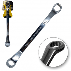 peças Chave Estrela Profissional Cromo-Vanádio 16 e 17mm Boca Estriadas