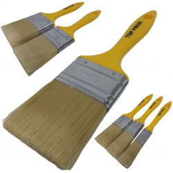 Pincel de cerdas macias para pinturas em geral com diversos tamanhos - top pros