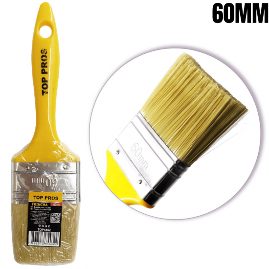 Pincel de cerdas macias para pinturas em geral com diversos tamanhos - top pros