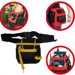 POCHETE PORTA FERRAMENTAS 8 BOLSOS