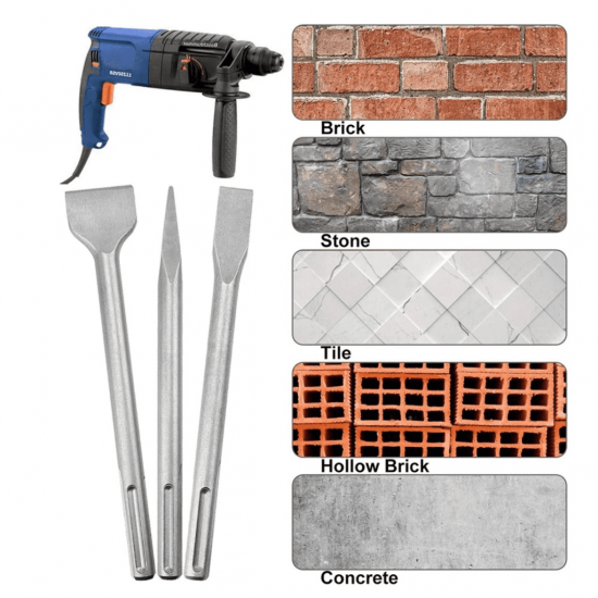 Ponteiro e Talhadeiras SDS Plus 25 cm - Para Martelete - Ranger