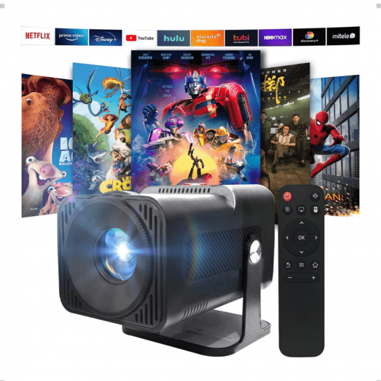 Projetor Hy320 Mini 4k Android 11 Wi-fi Bluetooth Cinema