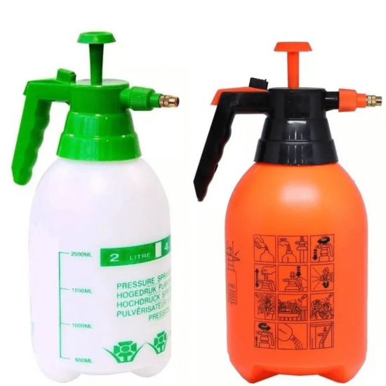 Pulverizador Manual 2 Litros Alta Pressão Borrifador Jardim Plantas