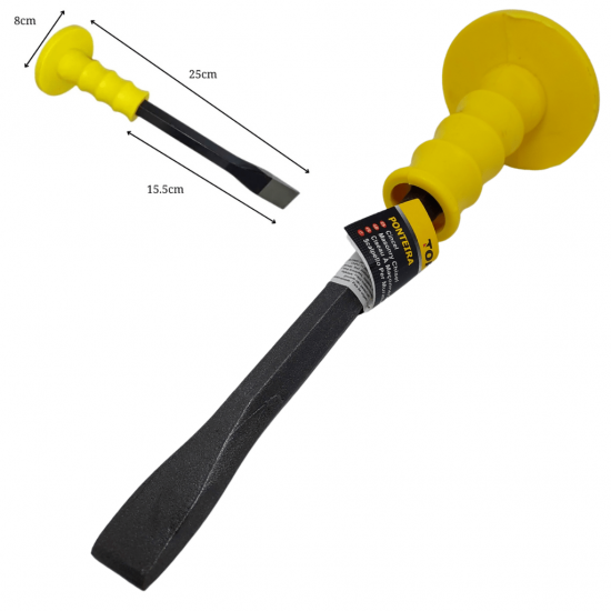 TALHADEIRA DE ACO CB. EMBORRACHADO PROTETOR DE MAO TOP PROS 250MM