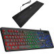 Teclado Gamer Led Com Fio Usb Ultra Silencioso Ergonômico Inova
