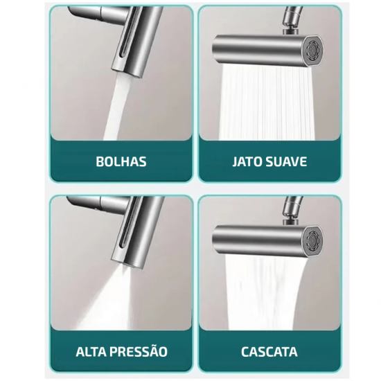 Torneira Bico Extensor Multifuncional 360° - GB58080