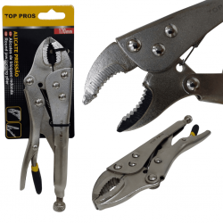Alicate De Pressão Mordente Curvo 7 Polegadas Profissional - TOP PROS - TOP4863