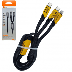 Cabo BASIKE - USB-C - Lightning/Type C - 65W - 1 Metro