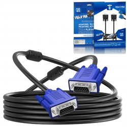Cabo Vga e Vga Para Monitor Projetor Lcd Pc Tv 2 e 5 metros