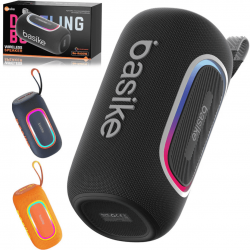 Caixa de Som Bluetooth Portátil Basike Ba RAD 016 - 80W, RGB, TWS, IPX6