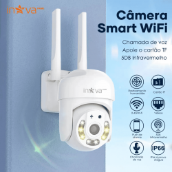 Câmera De Segurança Hd Vigilância Visão Noturna Ip66 INOVA